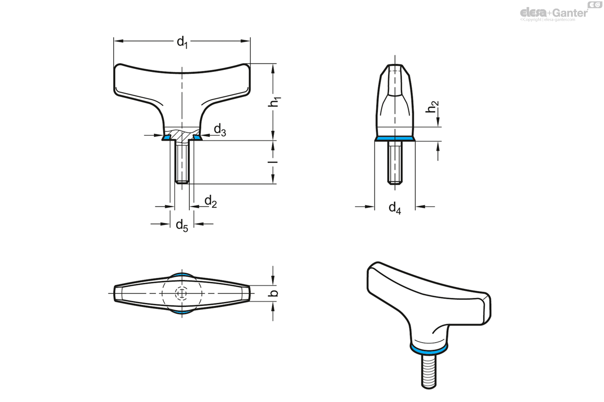 mattiert (Ra < 0,8 µm)